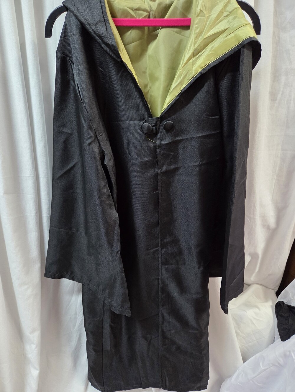 Black Hooded Cape